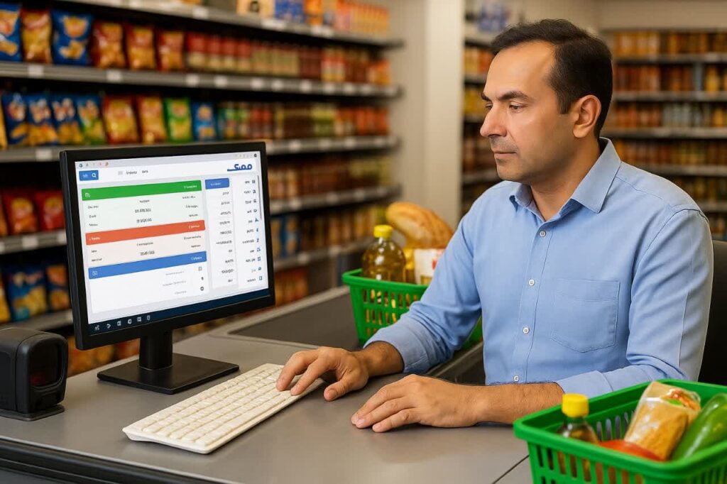 نرم افزار حسابداری برای سوپرمارکت