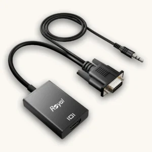 Royal-VGA-TO-HDMI-RV-315-1 کابل تبدیل (VGA to HDMI) رویال مدل RV315