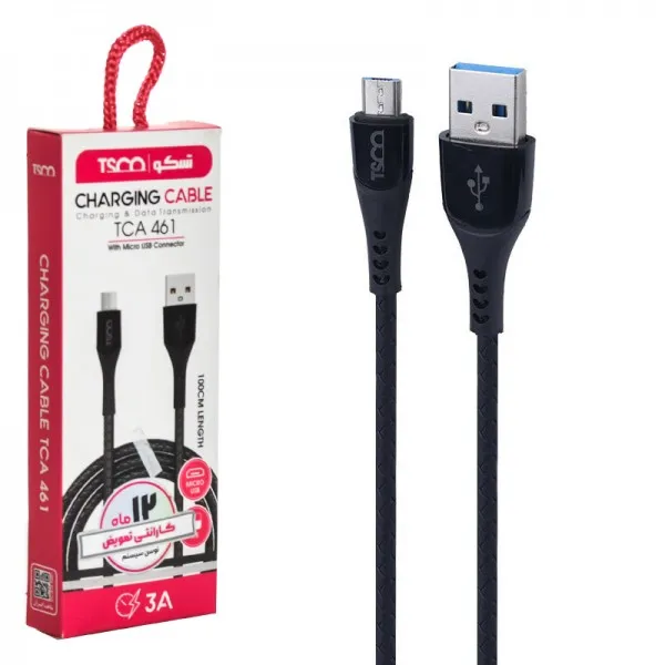 کابل میکرو یو اس بی (Micro-USB) تسکو مدل TCA461 یک متری