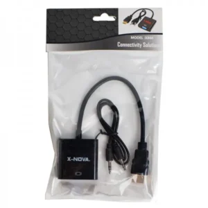 کابل تبدیل HDMI به VGA ایکس نوا مدل X860 همراه خروجی صدا